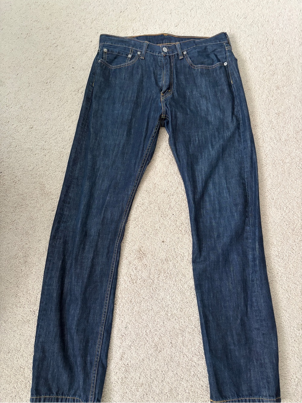 Levi's Indigo Slim Straight Jeans